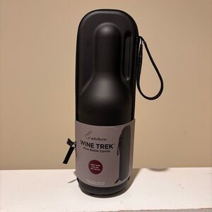 Rabbit Wine Trek Portable Bottle Cooler - Black NEW